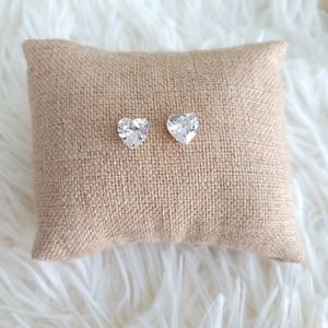 Heart Zirconia Earrings